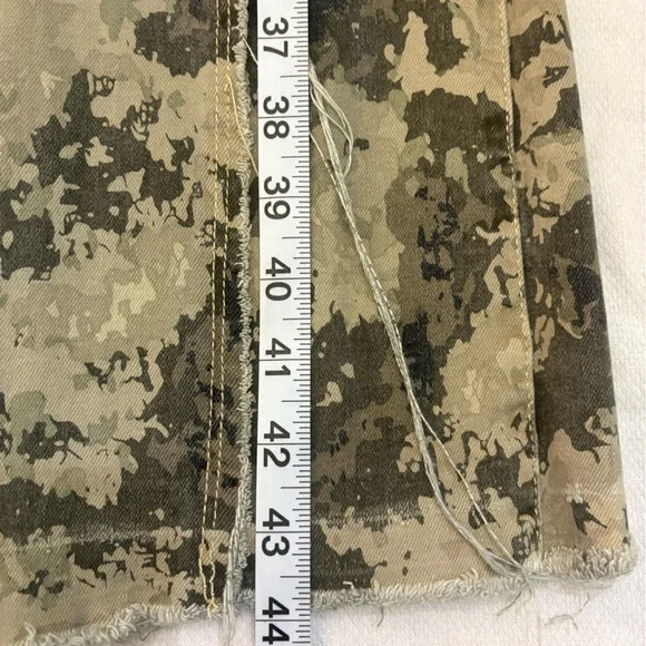 In Action Camo Stacked Skinny Flare Jeans Novamen W 30 - Picture 6 of 11